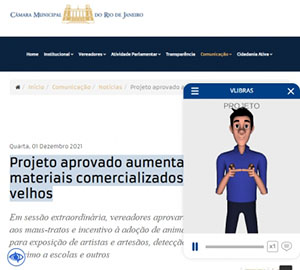 Portal da Câmara do Rio lança ferramentas de acessibilidade