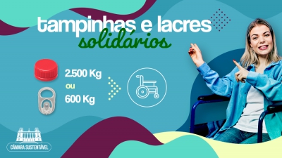 Câmara do Rio promove campanha de coleta de tampinhas e lacres